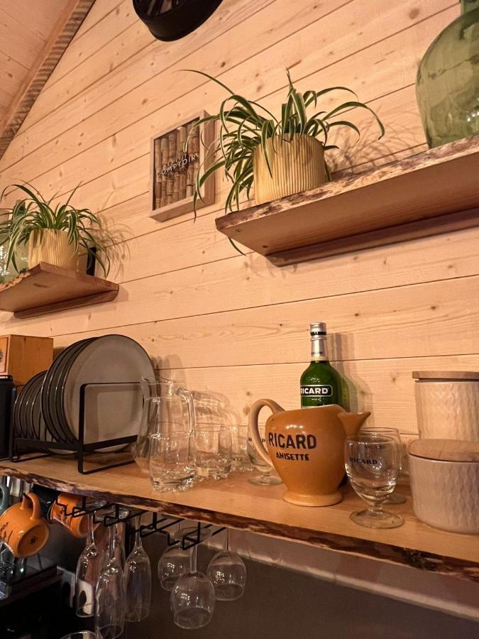 Charmante Cabane Dans Les Arbres Avec Jacuzzi Et Sauna Boismorand Eksteriør billede