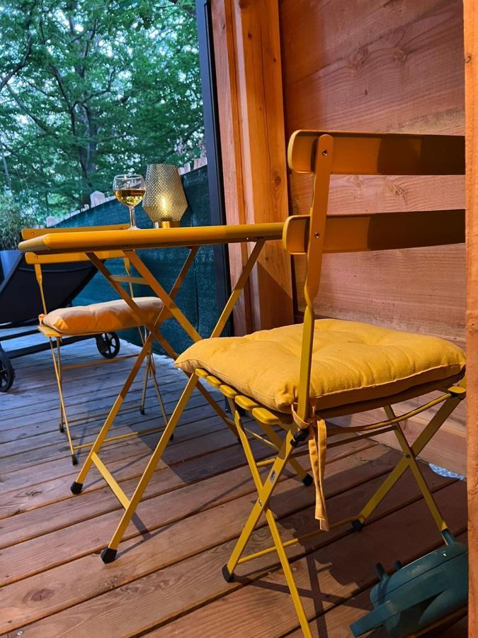Charmante Cabane Dans Les Arbres Avec Jacuzzi Et Sauna Boismorand Eksteriør billede